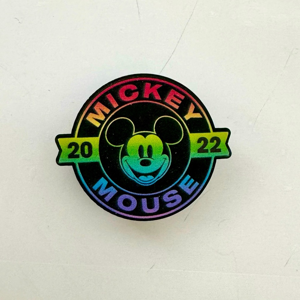 Disney Crocs Mickey Rainbow Jibbitz Charm